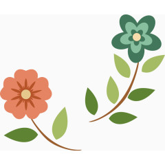 小野花矢量素材