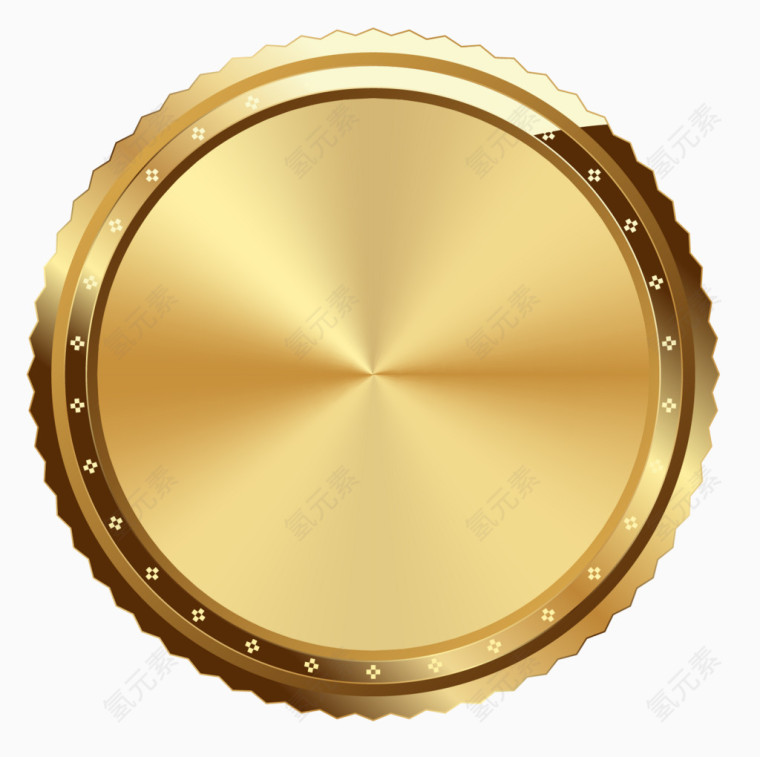 金色促销标签