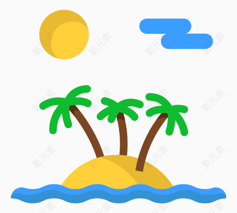 海岛场景
