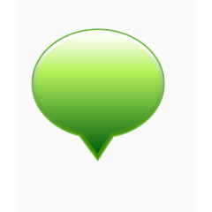 绿色标签图标元素