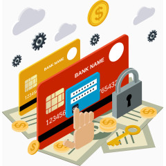 矢量银行卡密码设计