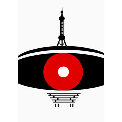 上海印象抽象图