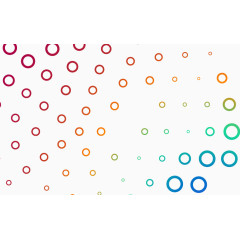 抽象炫彩波点圆环圆圈