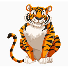 卡通老虎