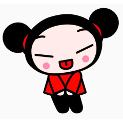 娃娃吐舌头