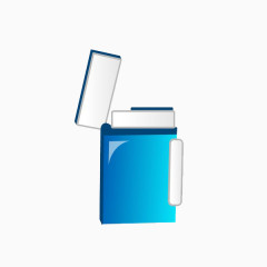 卡通蓝色打火机