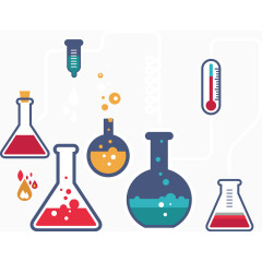 卡通科学研究实验