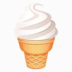 卡通夏季素材甜筒冰激凌