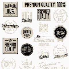 17款复古优质促销标签