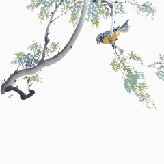 中国画免抠PNG透明素材