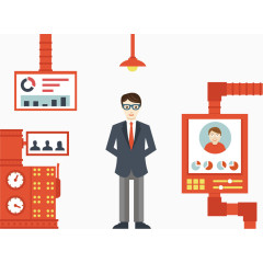 矢量商务装饰元素