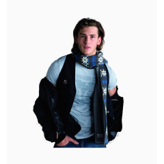 运动风男孩透明背景