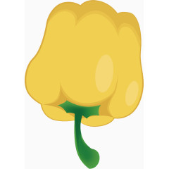 黄色的柿子椒