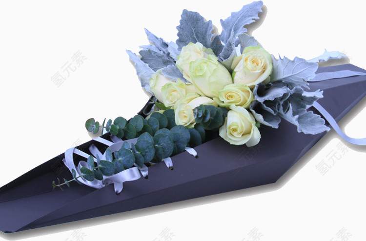 香槟玫瑰花效果元素