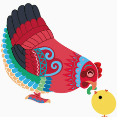 鸡妈妈和她的孩子