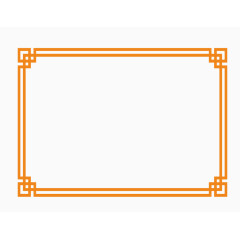 欧式古典中国风花纹边框