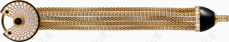 卡地亚金色手链