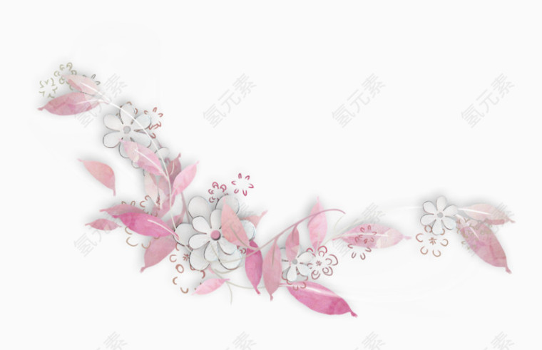 白色小花素材