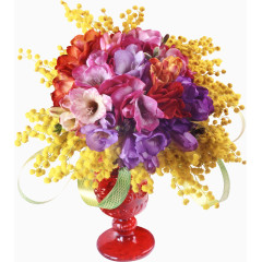 含羞草花朵花瓶