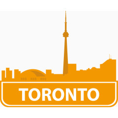 国家地标建筑剪影