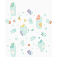 甜点元素矢量图