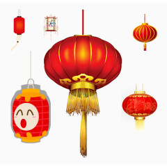 大小不一的灯笼