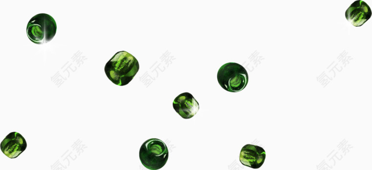 绿色珠子