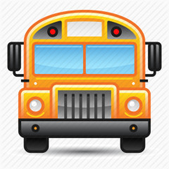 卡通可爱黄色汽车