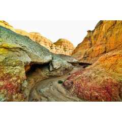 新疆和布克赛尔县雅丹地貌三