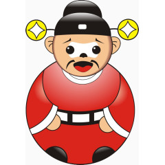 卡通财神爷
