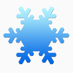 雪花不规则图形