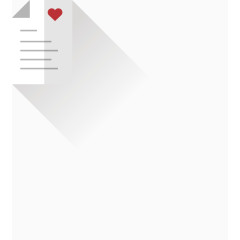 精致爱心元素图标矢量图