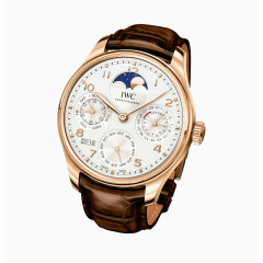 万国腕表金咖色手表男表