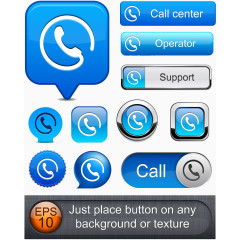 网页联系方式按钮