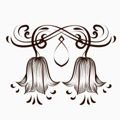 精美喇叭花花纹