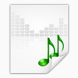 mimetype音频x通用图标