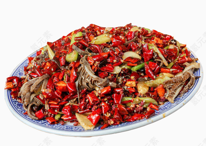 红辣椒牛肚
