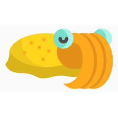 卡通海洋生物
