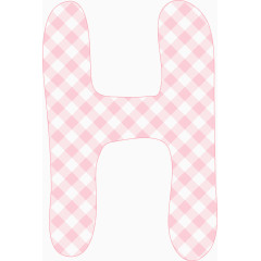 彩色布艺纽扣字母设计矢量图