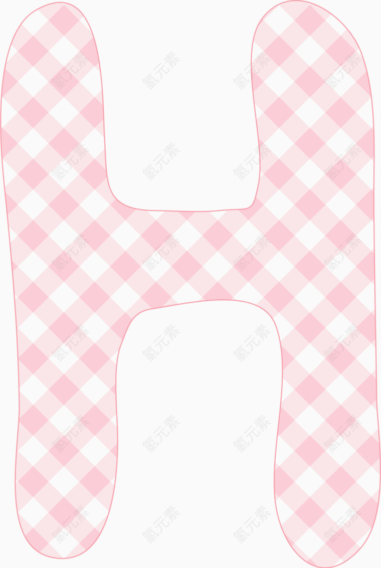 彩色布艺纽扣字母设计矢量图