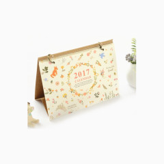 2017年办公桌面卡通小台历