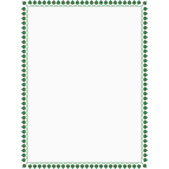 绿色小叶子矩形边框