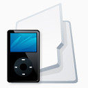 文件夹iPod黑色MP3播放器iPod的文件夹