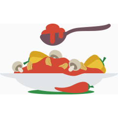 美食矢量图