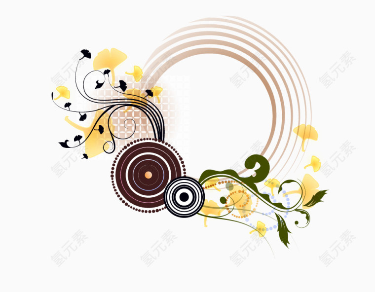 时尚潮流花纹