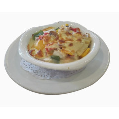 芝士海鲜焗饭