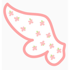 卡通翅膀矢量羽毛素材 粉色翅膀