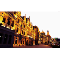 上海城市夜景四