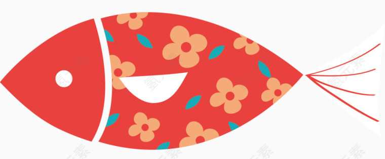 卡通鱼矢量素材