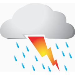雷电云雨图案